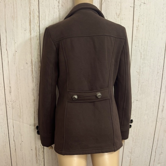 Anthropologie Knitted Dove Brown Double Breasted Jacket
Size Small - Picture 2 of 7